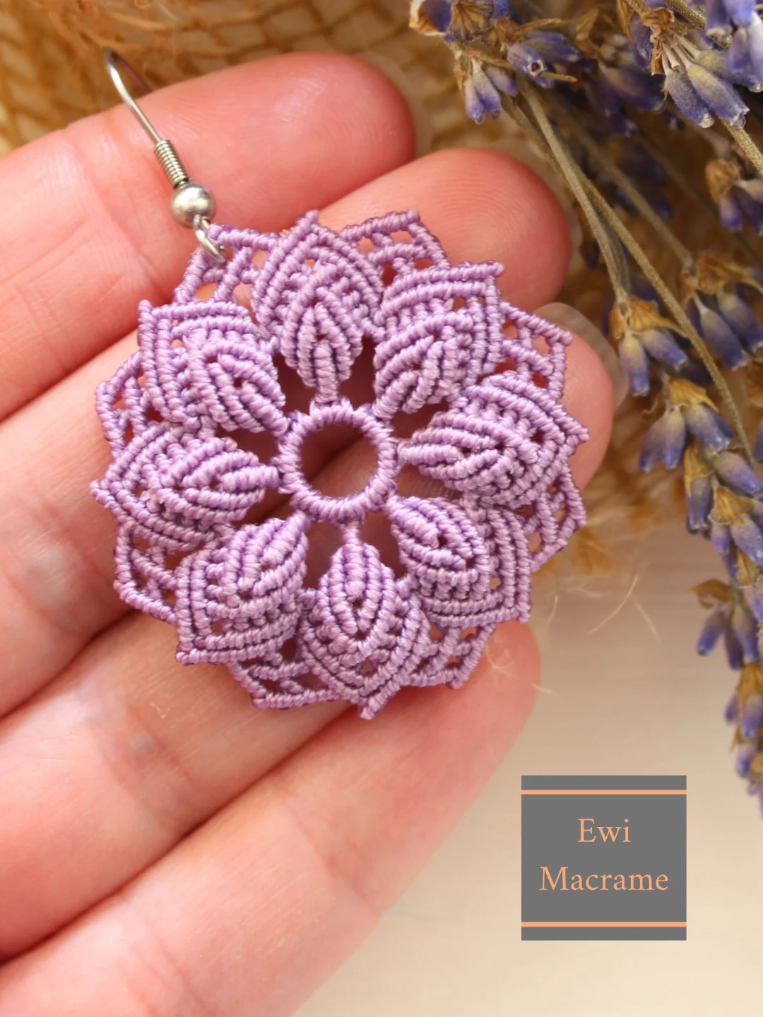 Micro Macrame Mandala Flower – Photo Tutorial product image (9)