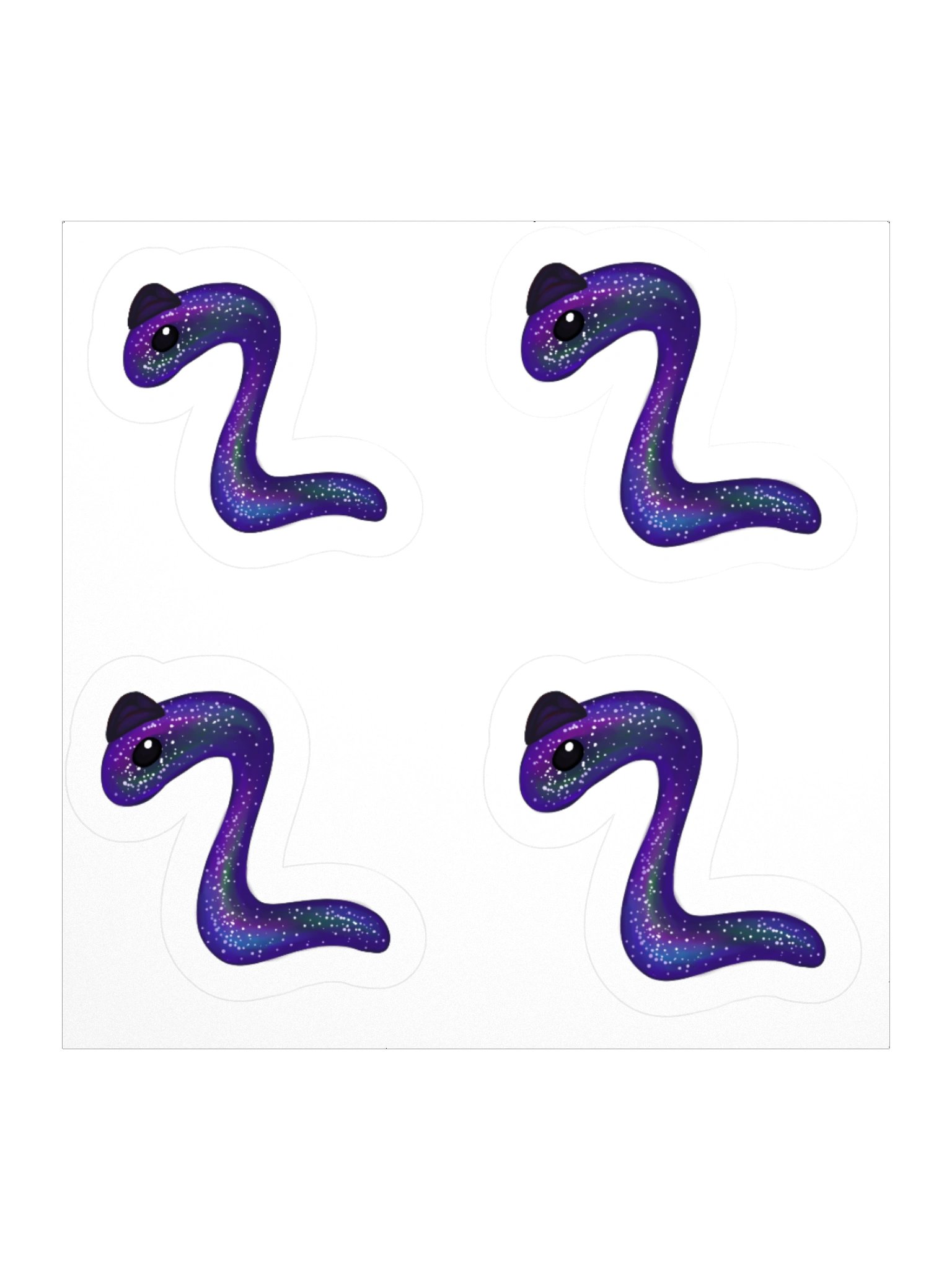 Galaxy Worm Stickers product image (1)