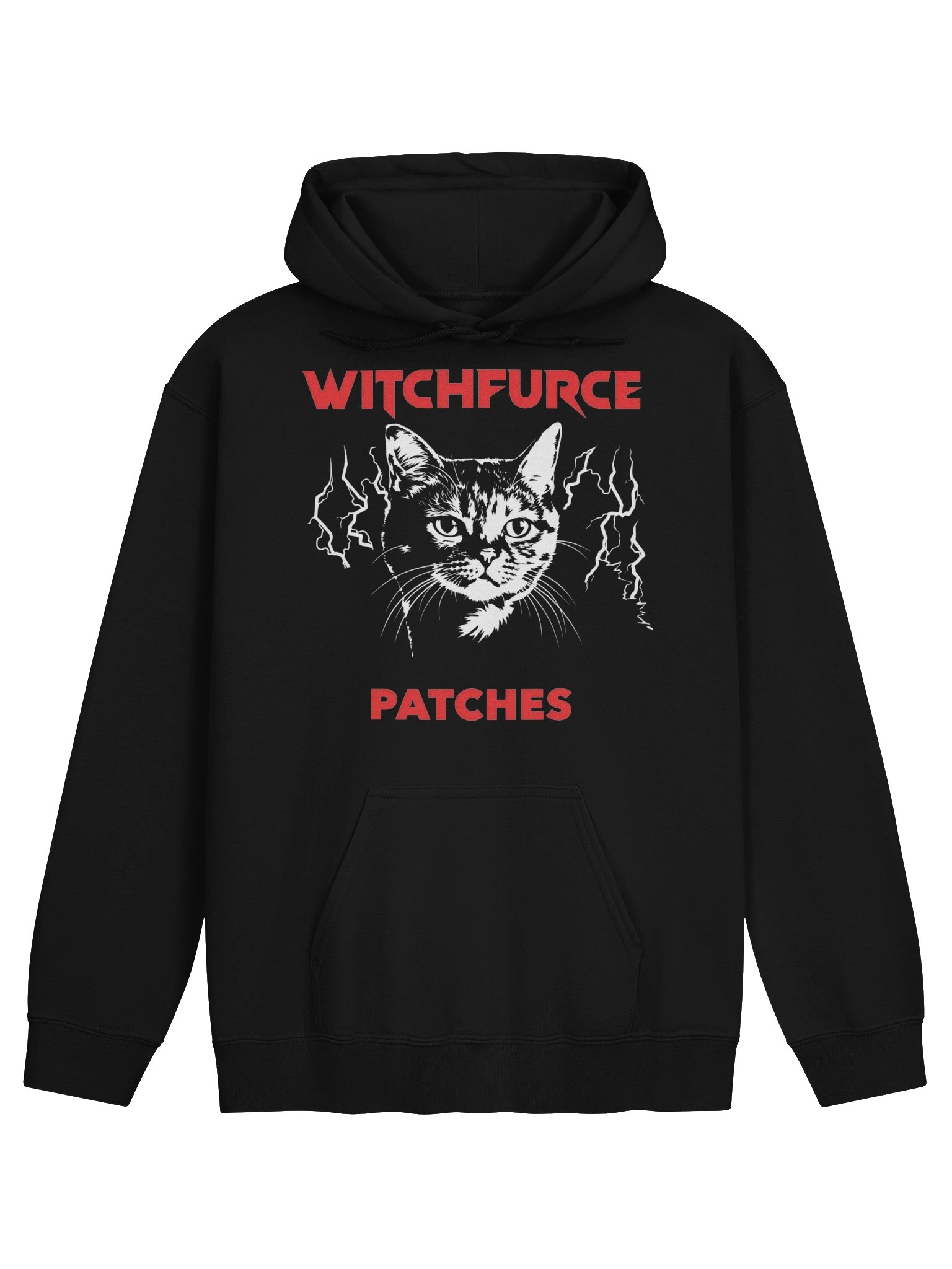 Cats and Metal — Witchfurce Patches Hoodie product image (1)