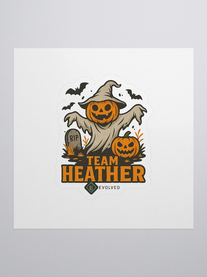 Team Heather Kiss Cut Stickers product image (1)