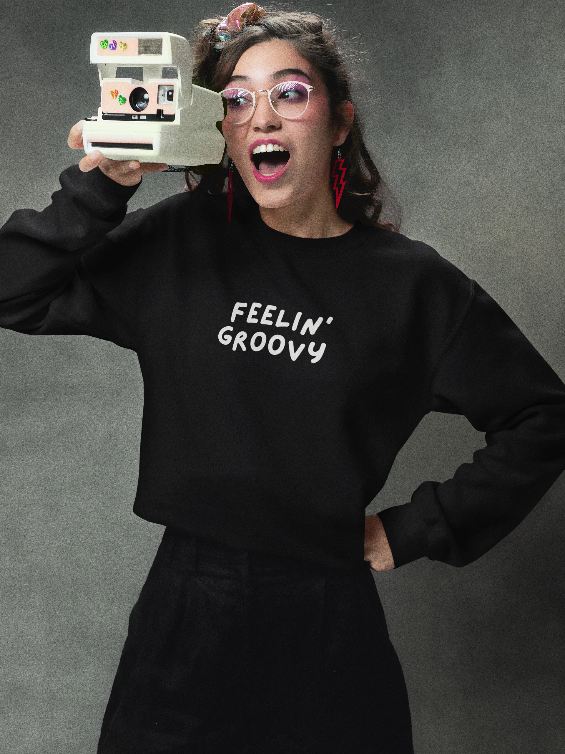 “Feelin’ Groovy” My Vibe Crewneck Sweatshirt #2 product image (1)