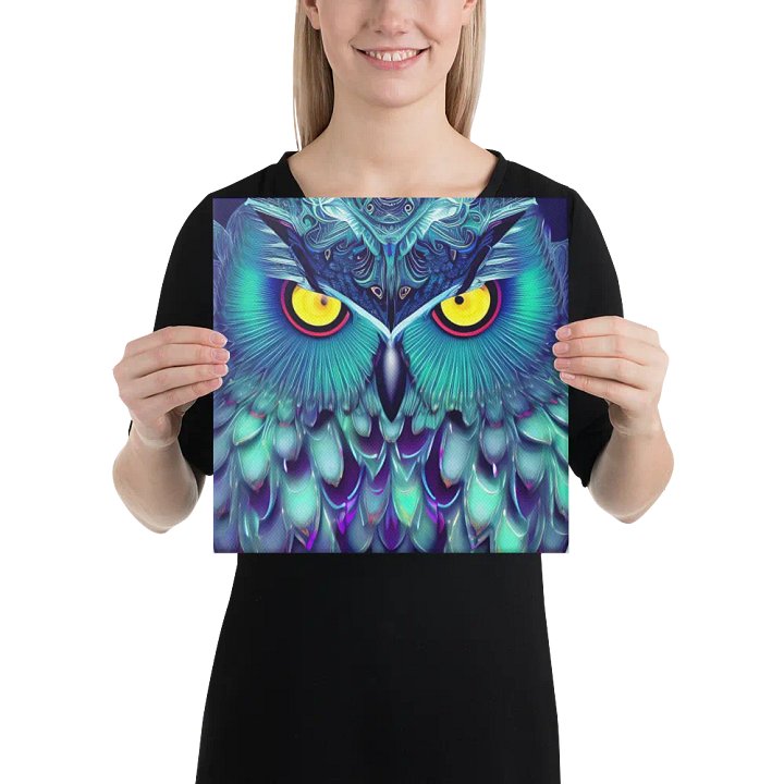 Fantasy Fractal Owl Art - v5 product image (2)