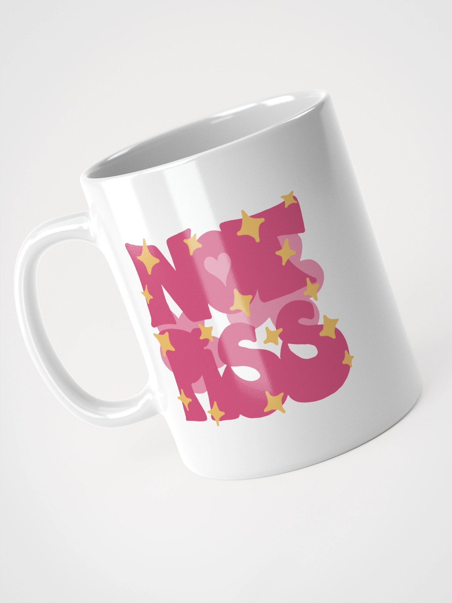 super normal cute pink design on a mug product image (3)