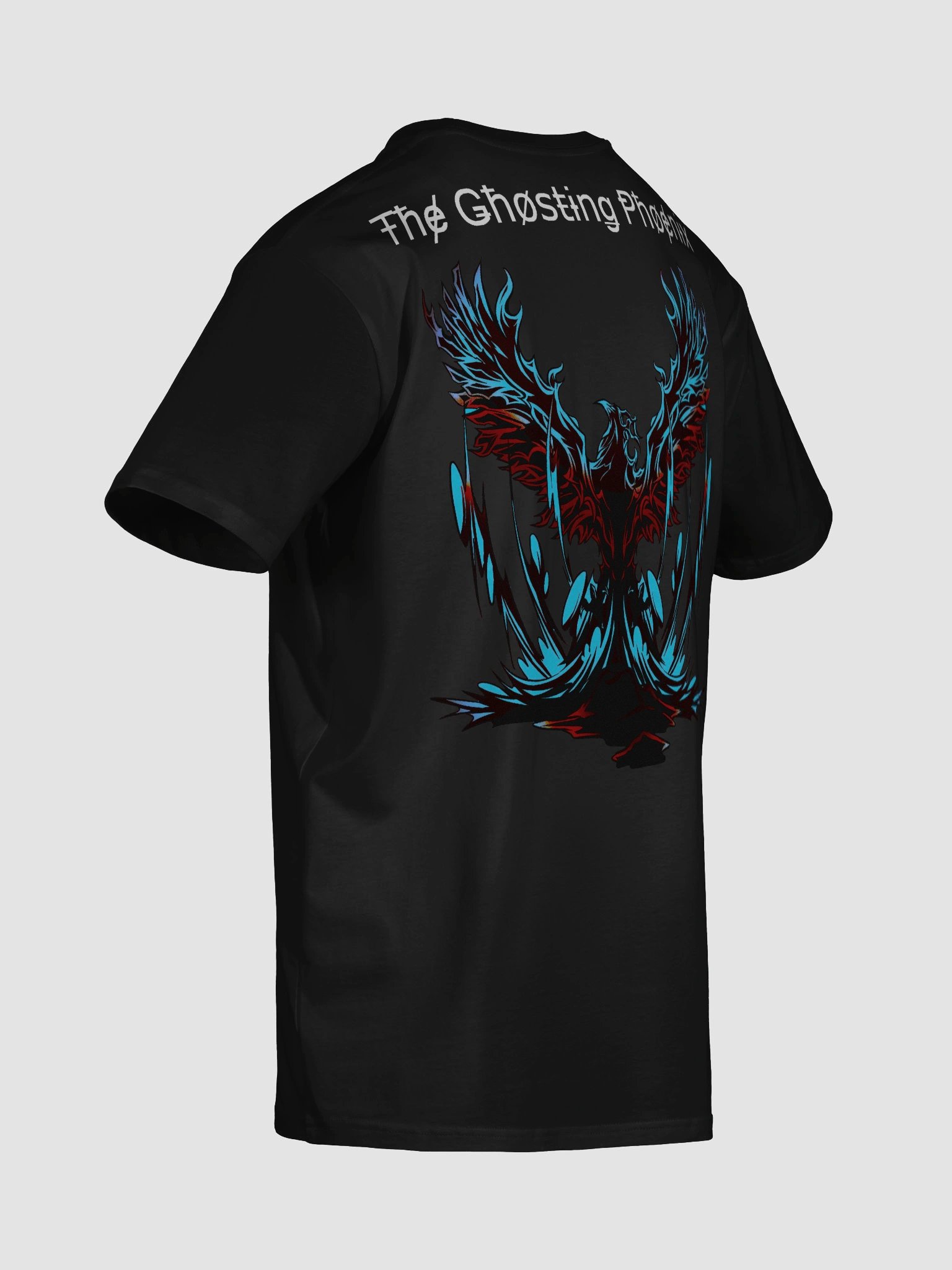 Blue & Red Fade Phoenix Unisex Tee product image (6)