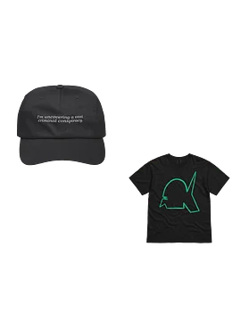 Cap & Tee: New Shape BIG Tee + Dad Hat