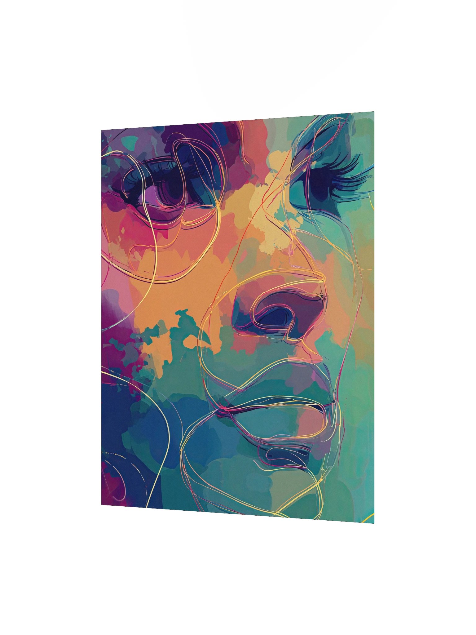 Abstract Face Poster product image (3)