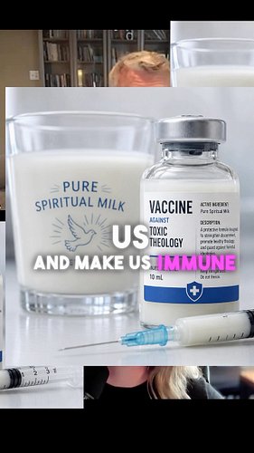 What if the pure spiritual milk of the Word could protect us against toxic theology later on? 🥛

#SimplyJesus 
#SpiritualChil...