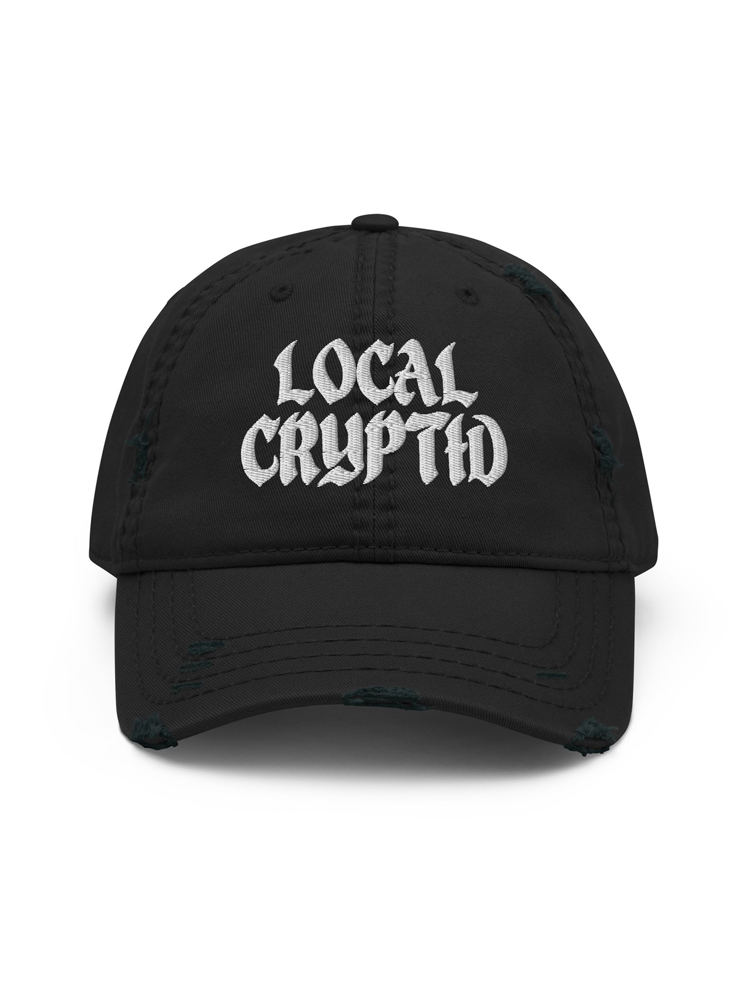 Local Cryptid Distressed Dad Hat product image (1)