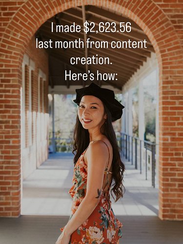 I made less than usual with content creation last month, but I also signed some of my biggest contracts so this last quarter ...