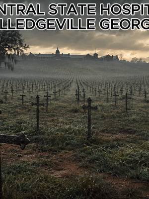 Central State Hospital, Milledgeville Georgia. Once the largest mental asylum in the world. Home to over 25000 graves...many, without markers. Souls with no resting place...#ghosts #haunted #Phantom #scary #podcast #paranormal #hauntedtok #southern