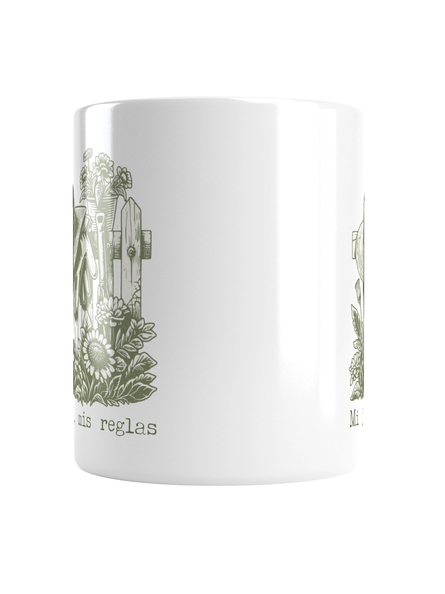 Taza Mi Jardín Mis Reglas | Taza Original para Jardinera | Regalo Divertido para Amantes del Jardín product image (2)