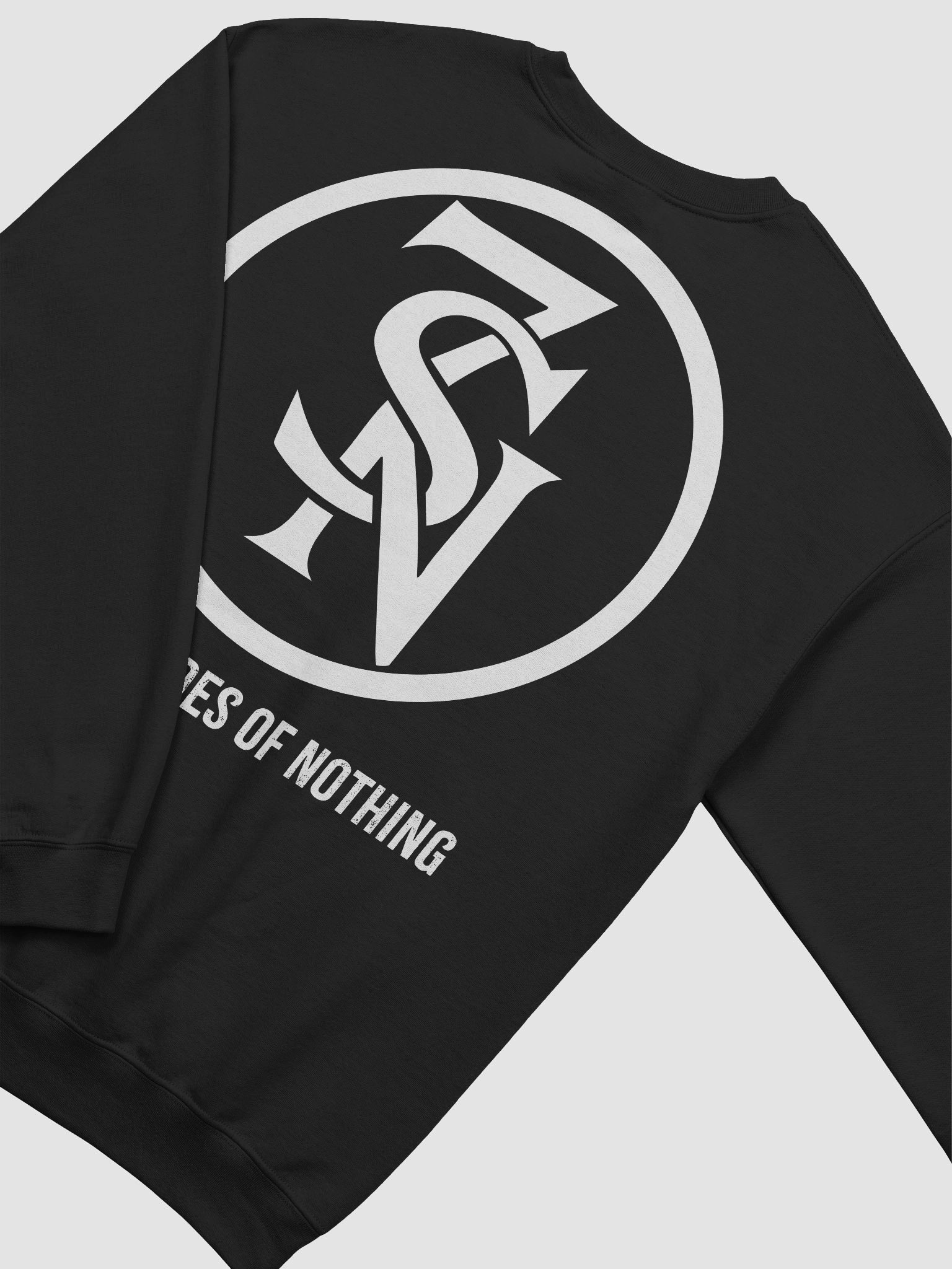 Seven Shades of Nothing White Logo on Gildan Classic Crewneck Sweatshirt product image (4)