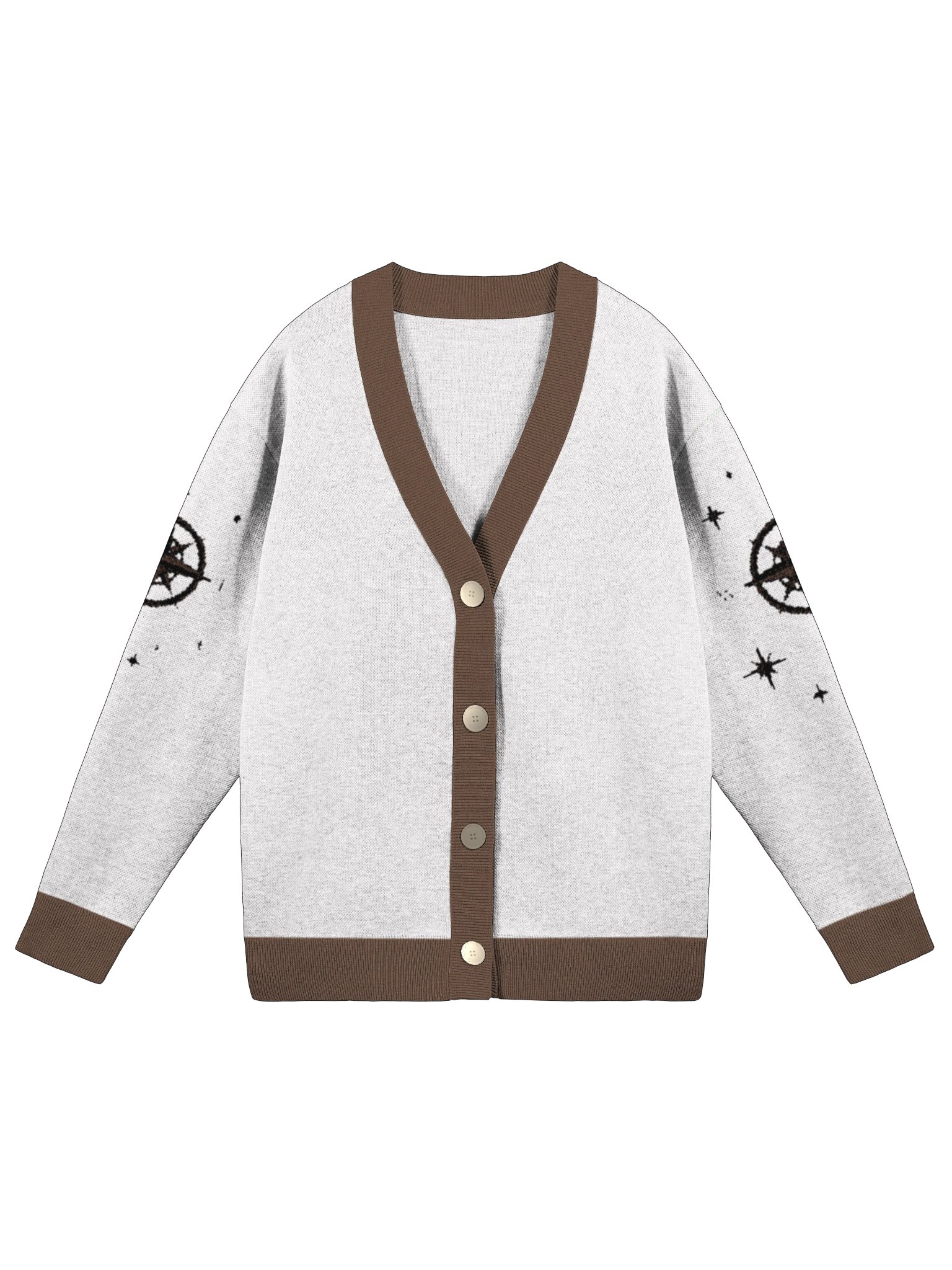 Celestial Compass Woven Knit Cardigan | Dark Academia & Bookish Apparel product image (2)