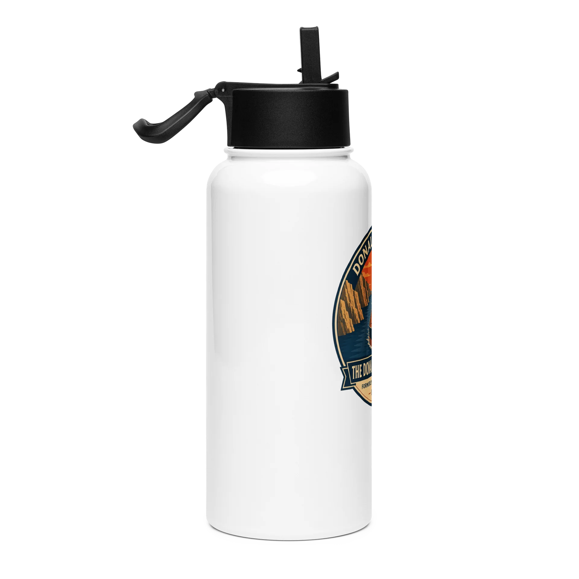 Stainless Steel Water Bottle with a Straw Lid - Donald J. Trump Strait™ product image (4)