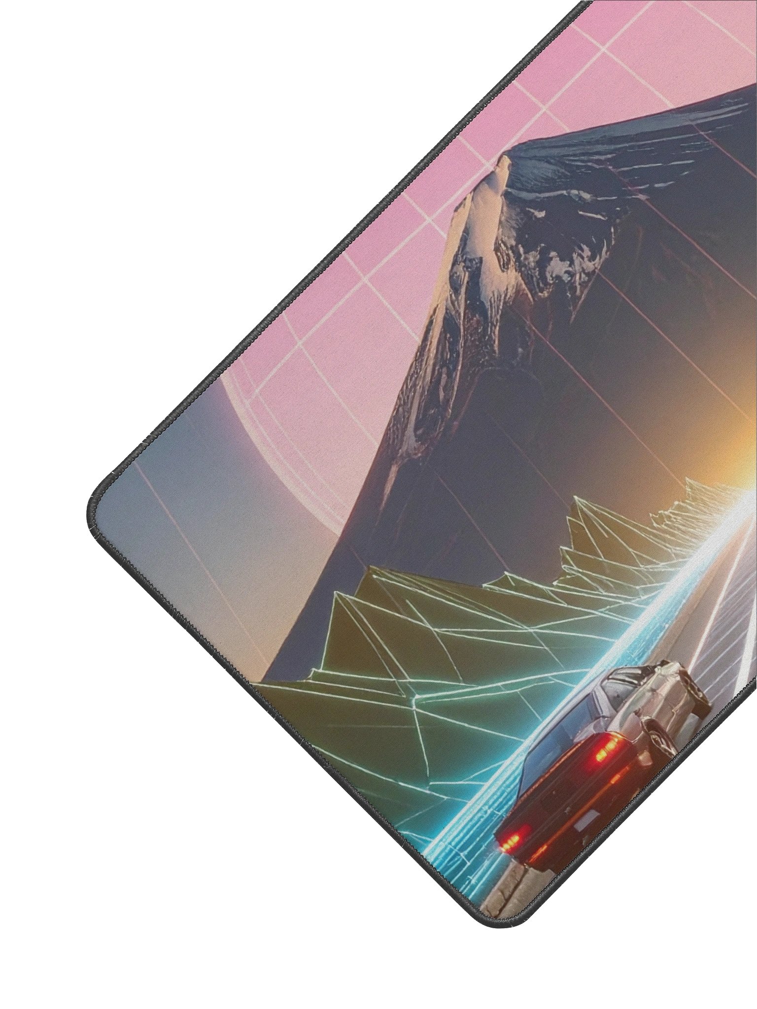 Neon Drive Desk Mat product image (2)