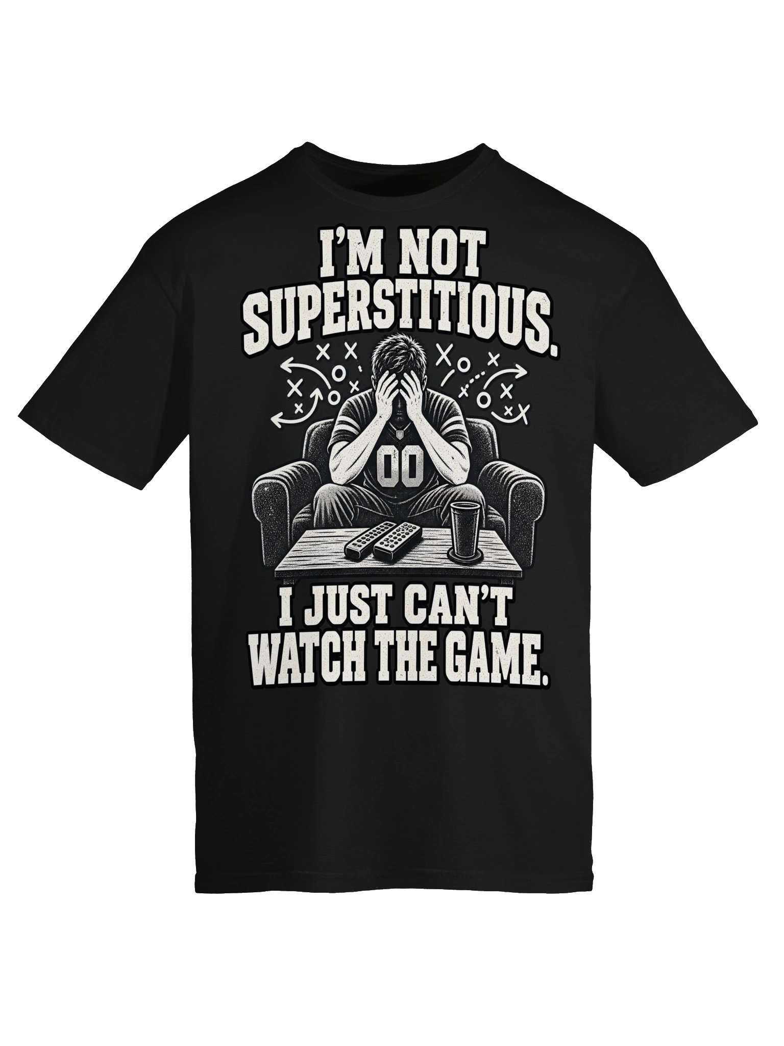 I’m Not Superstitious Game Watcher Tee product image (25)