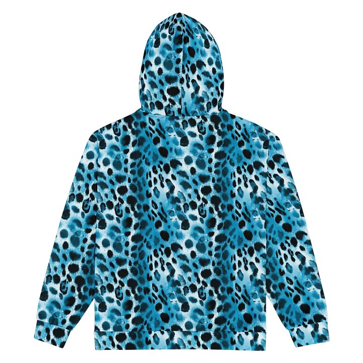 Blue Leopard Hoodie product image (2)