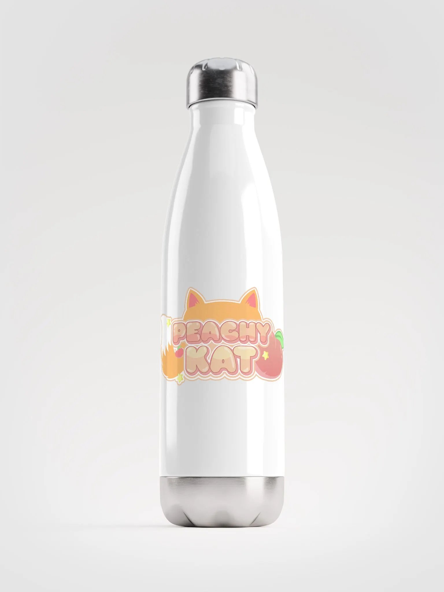 PeachyKat Logo Water Bottle product image (1)