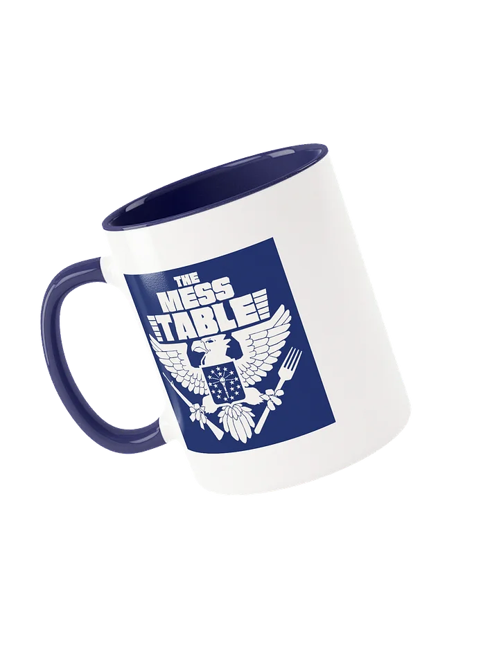 White/Blue Mug with Blue TMT Logo product image (1)