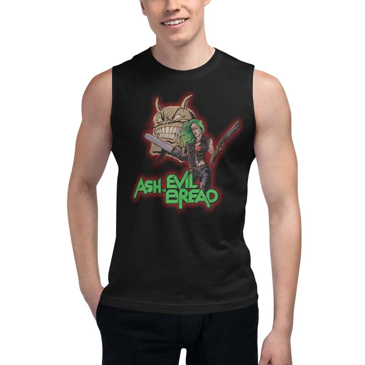 ASHvsEVILBREAD - Breadites Muscle Tee product image (1)