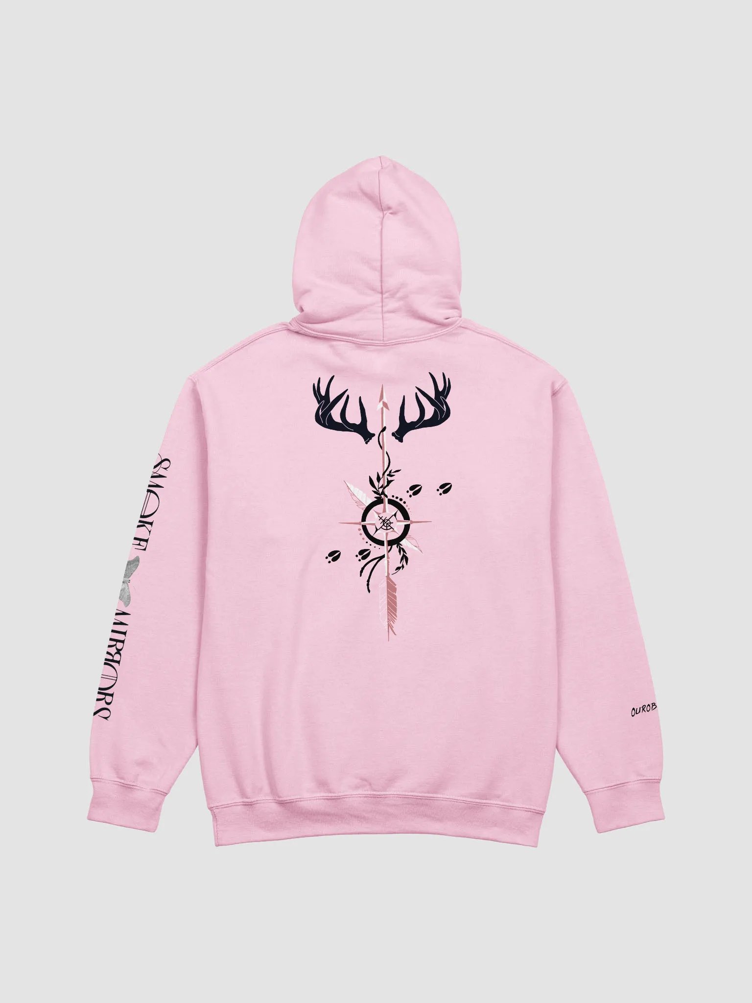 Pink Forest Familiar Guardians - Doe and Stag Hoodie product image (9)
