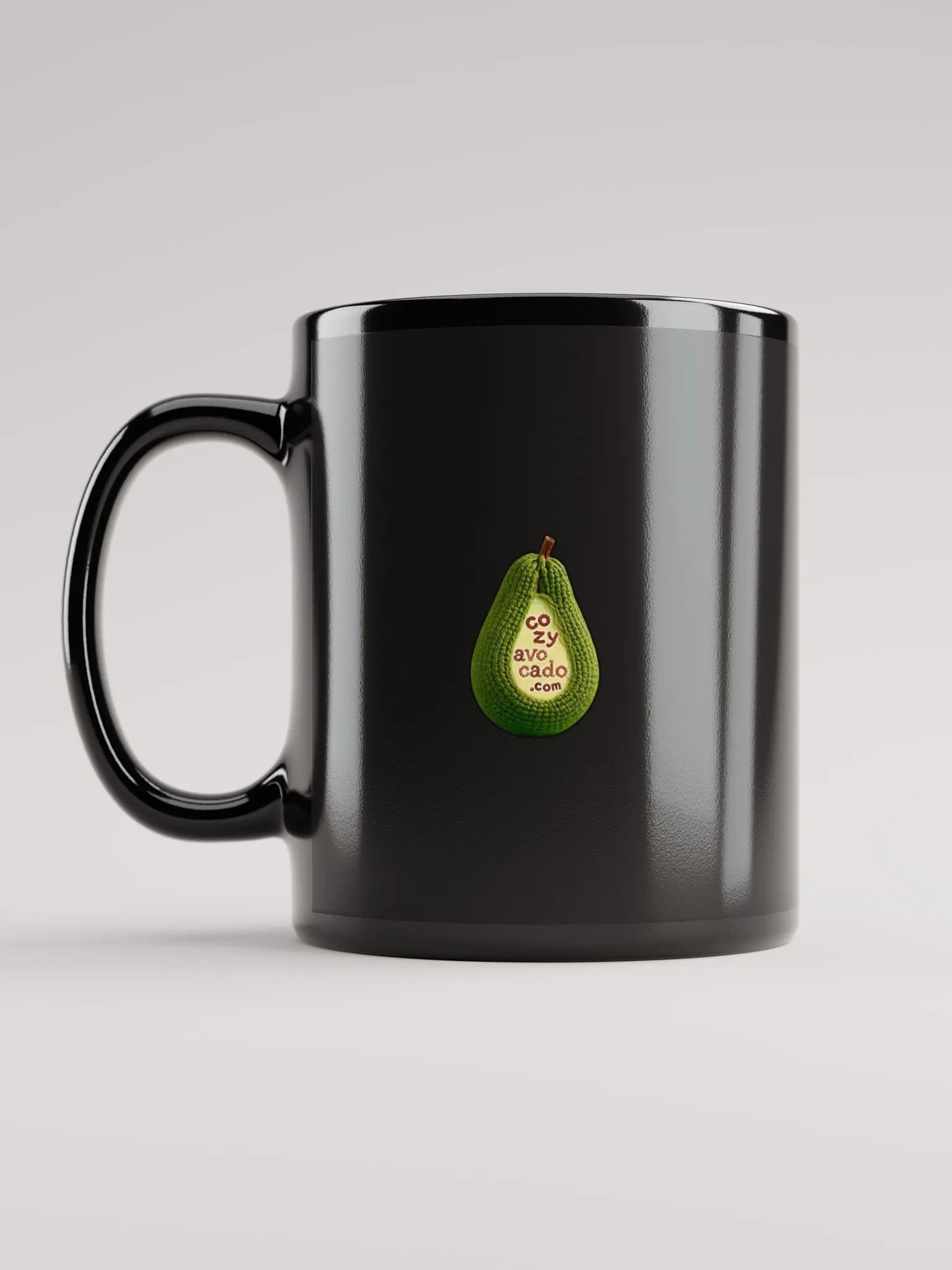 CozyAvocado Black Glossy Banana Mug #1 product image (6)