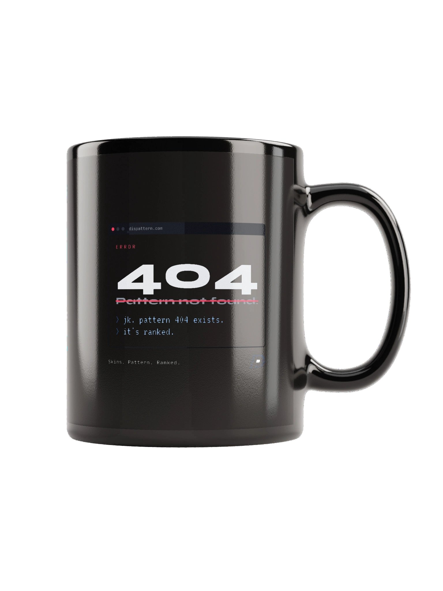 Dispattern 404 Mug (Black) 11oz product image (5)