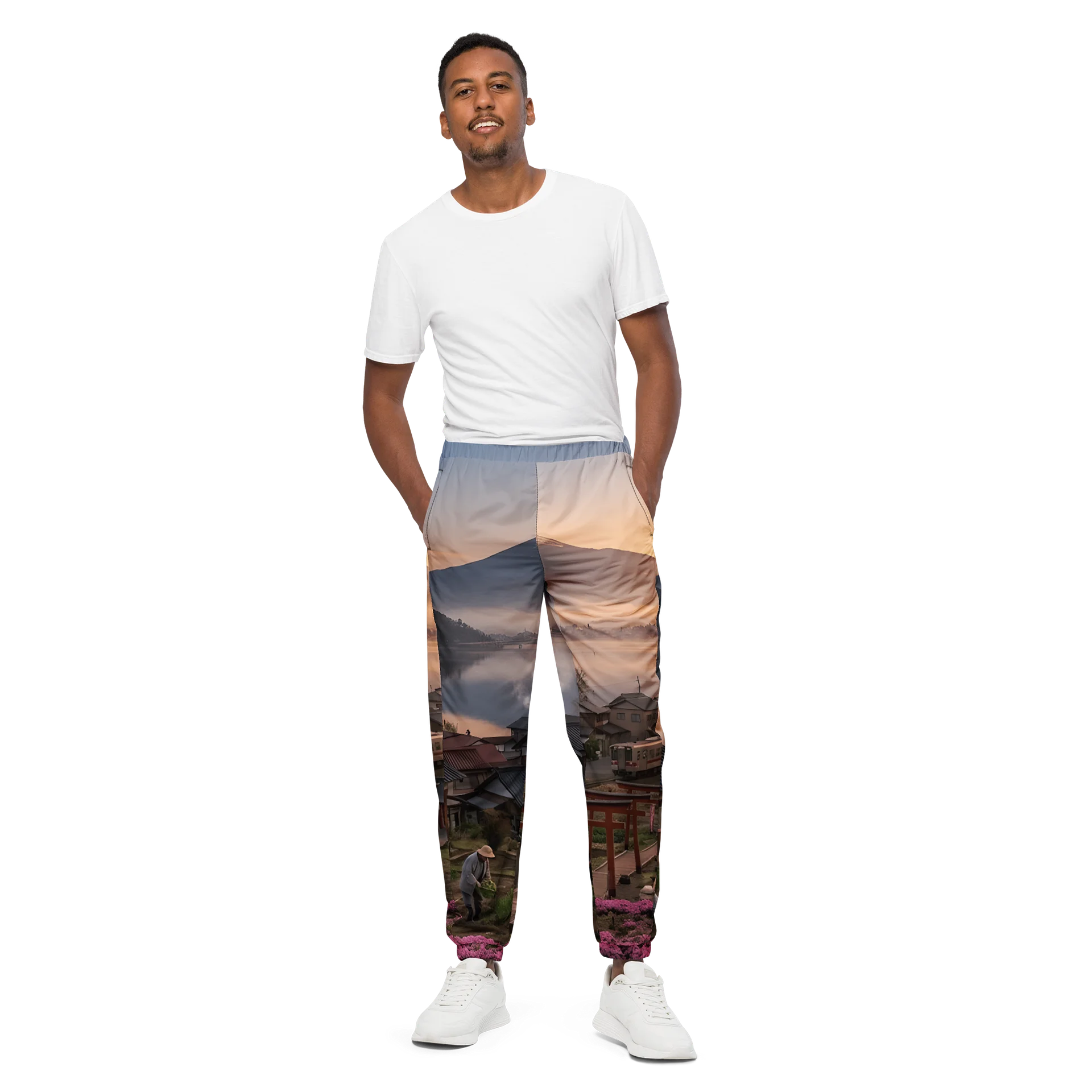 Mount Fuji Unisex Track Pants | Water-Resistant Streetwear product image (4)