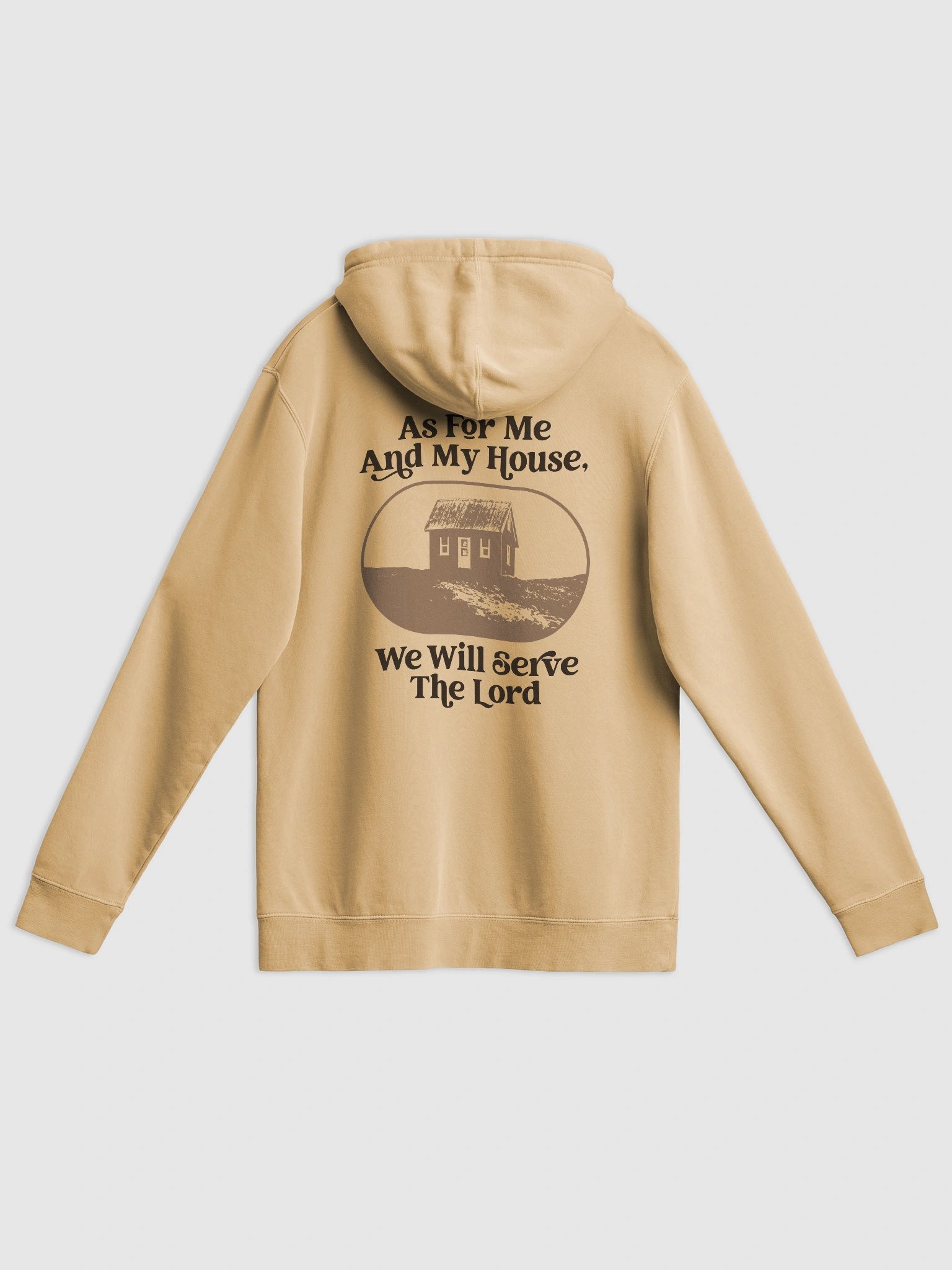 As For Me And My House Pigment Dyed Hoodie product image (3)