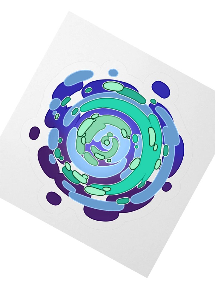 Time Warp Sticker (Gay Pride Flag) product image (2)