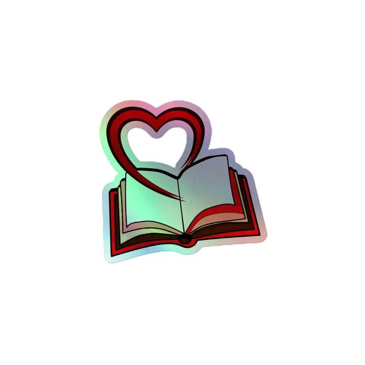 love emote holographic sticker product image (1)