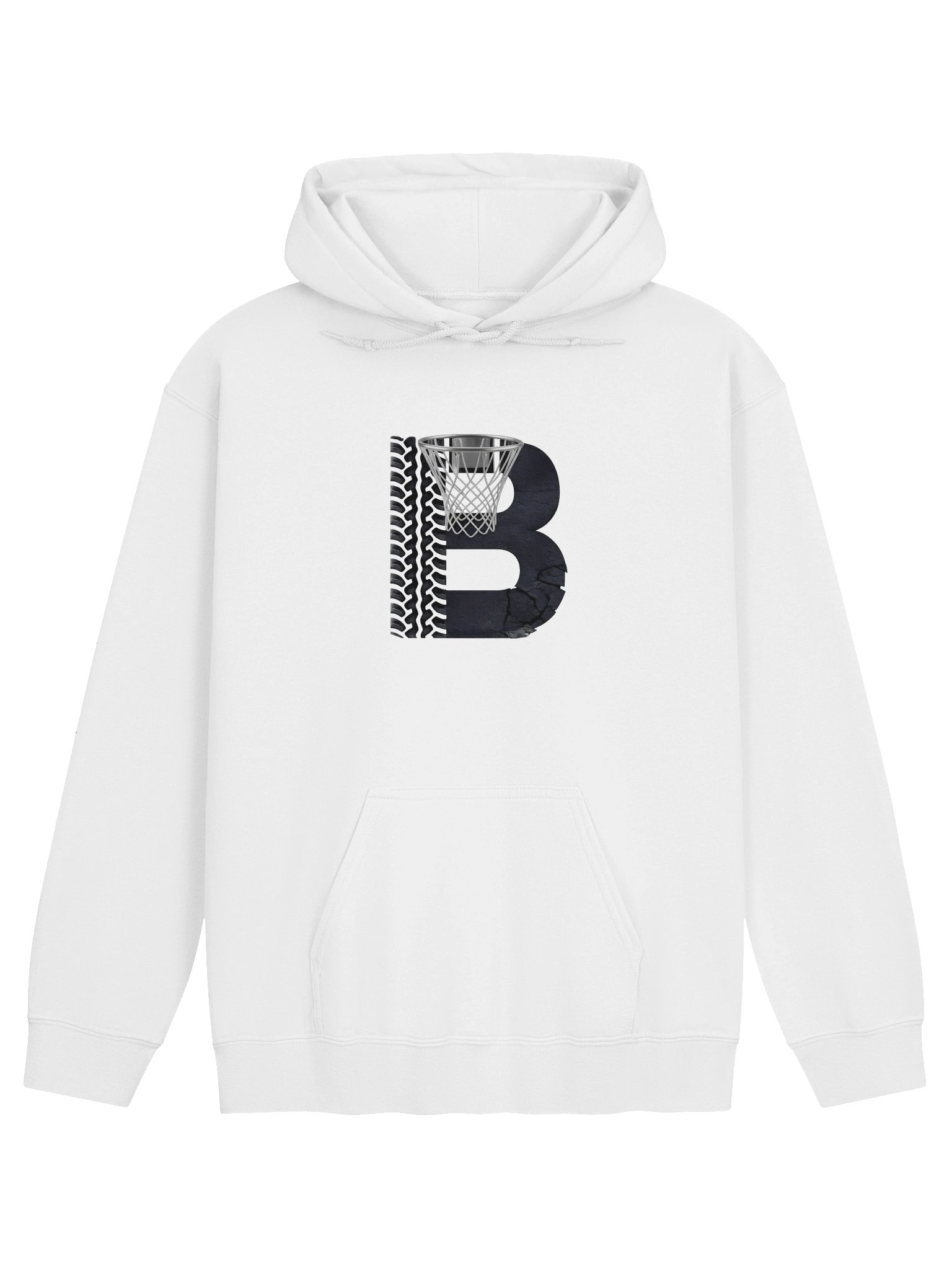 Blacktop Brand Basketball B Hoop Hoodie product image (1)