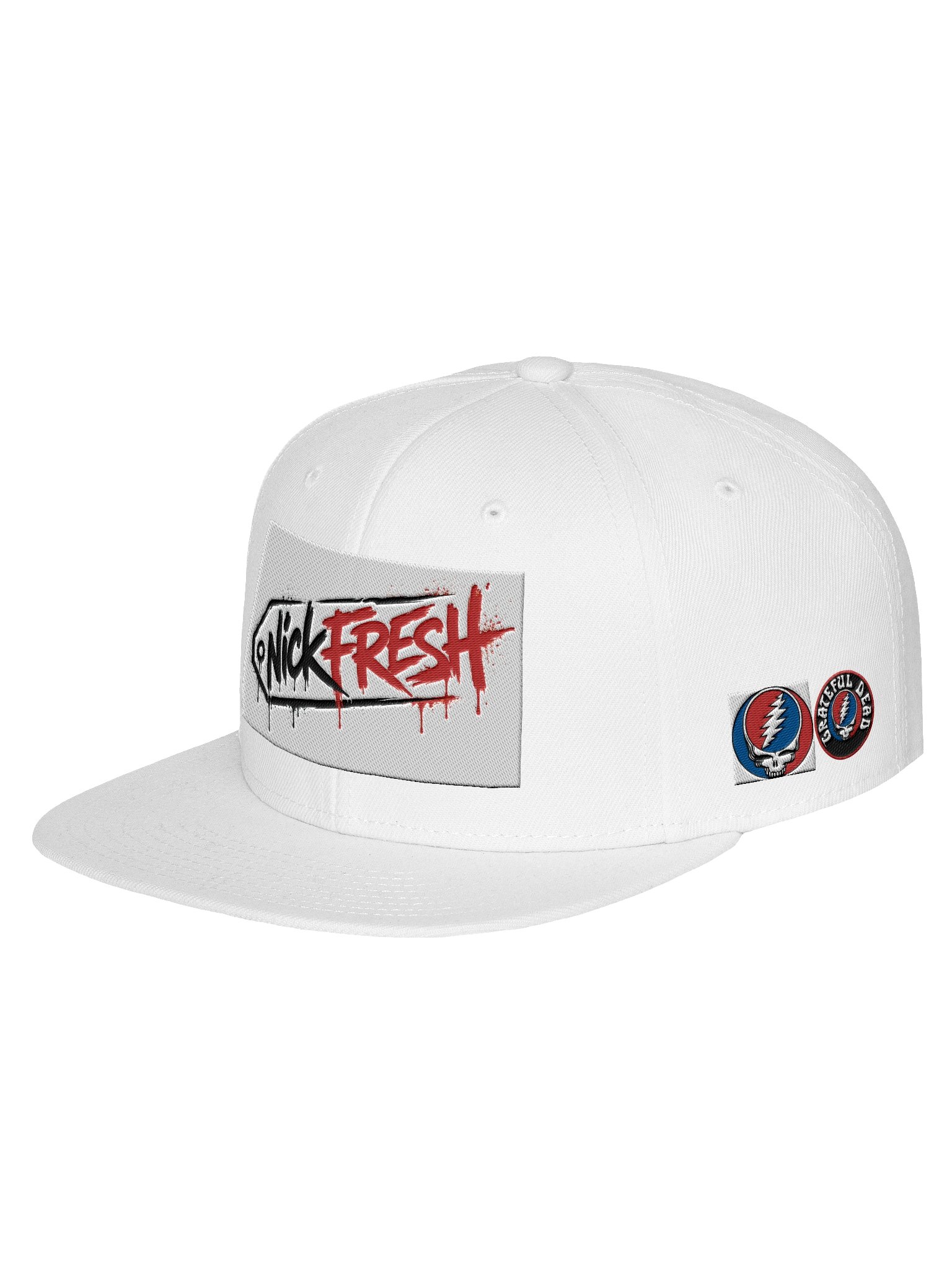 FRESH WHITE FLAT BILL DROP product image (2)