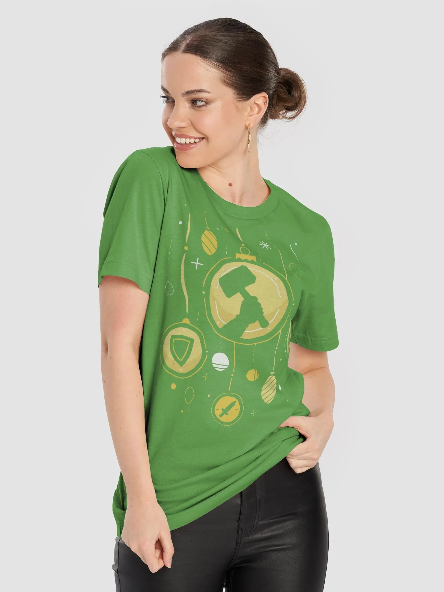 Ornaments Tee Green product image (6)