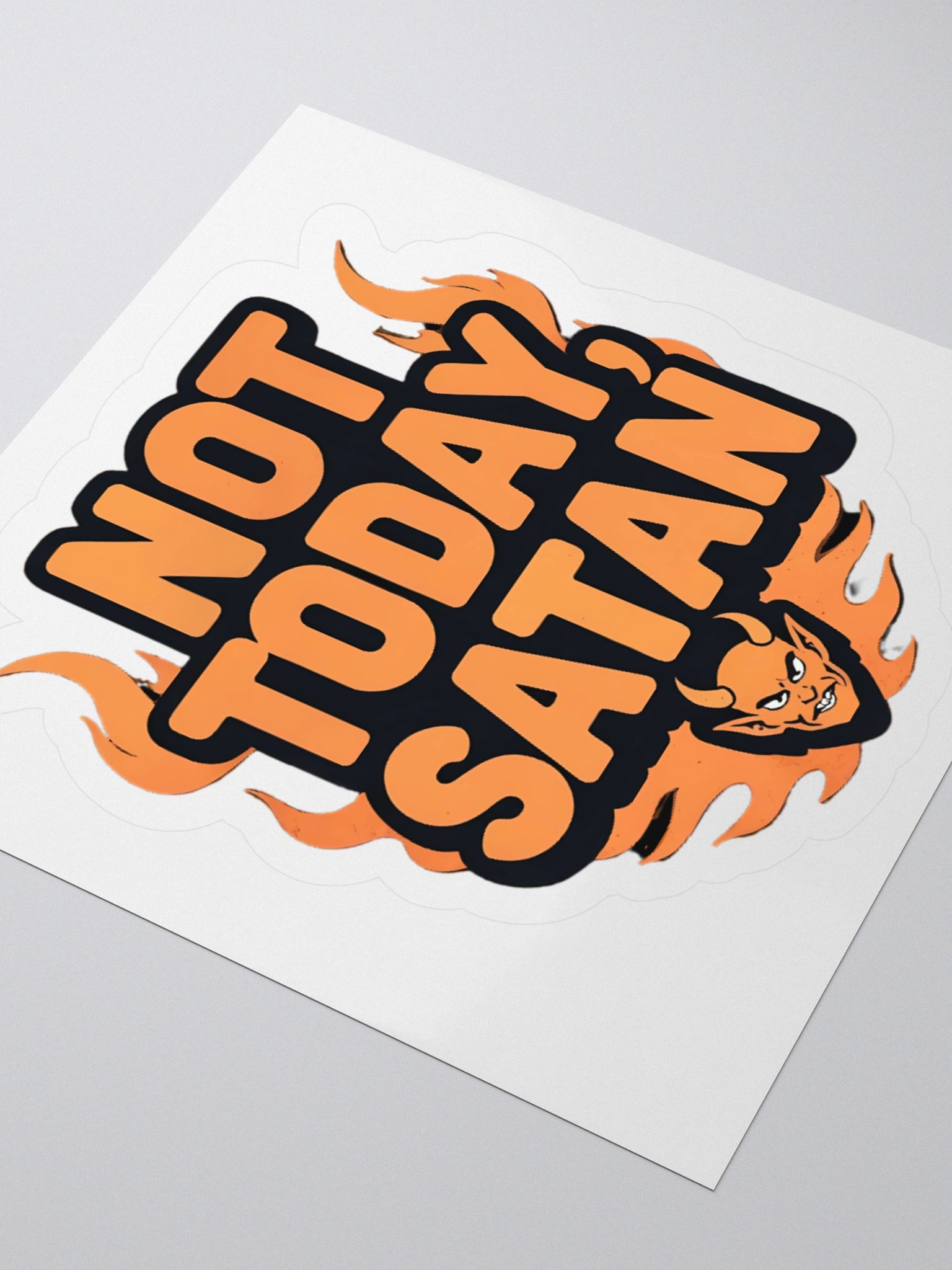 Flame Devil Kiss Cut Stickers product image (9)