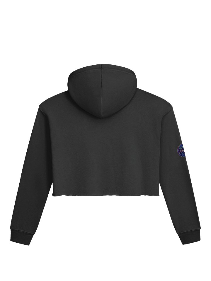 Creativity 132 Vibrational Crop Hoodie (purple to green) product image (6)