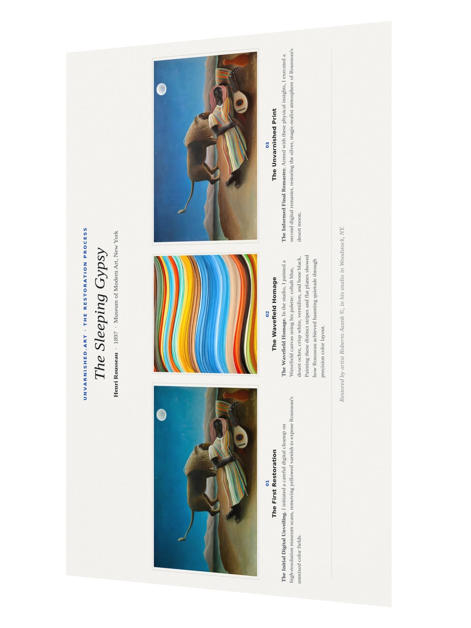 The Sleeping Gypsy — Process Poster product image (2)