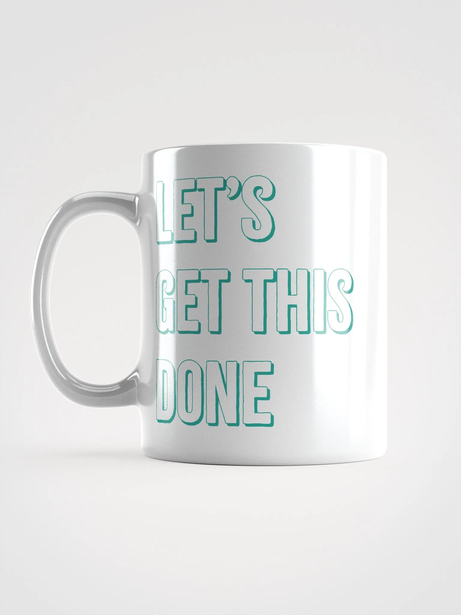 Lets Get This Done Mug 20oz White product image (1)