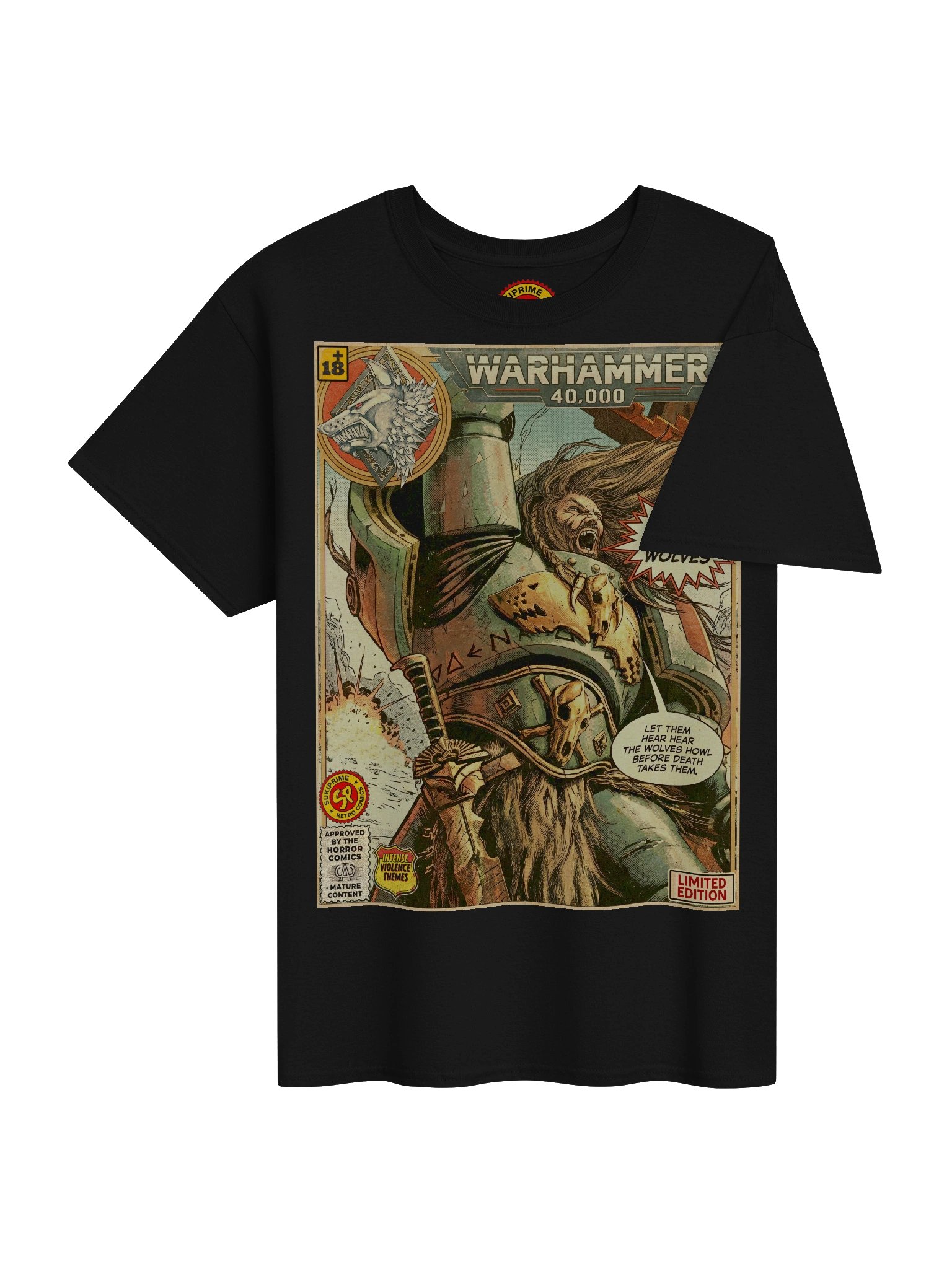 Space Wolves Comic Art T-Shirt product image (4)