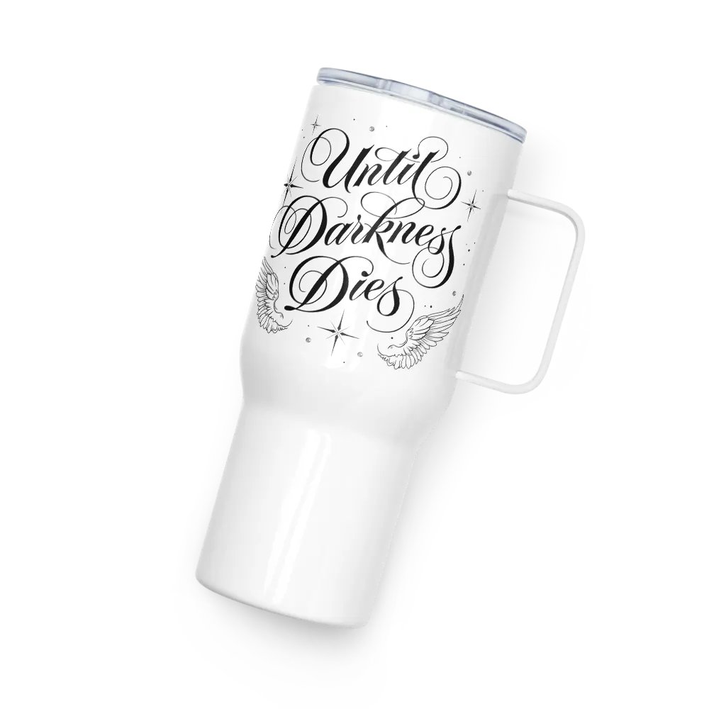 Until Darkness Dies (wings design) Travel Mug product image (5)