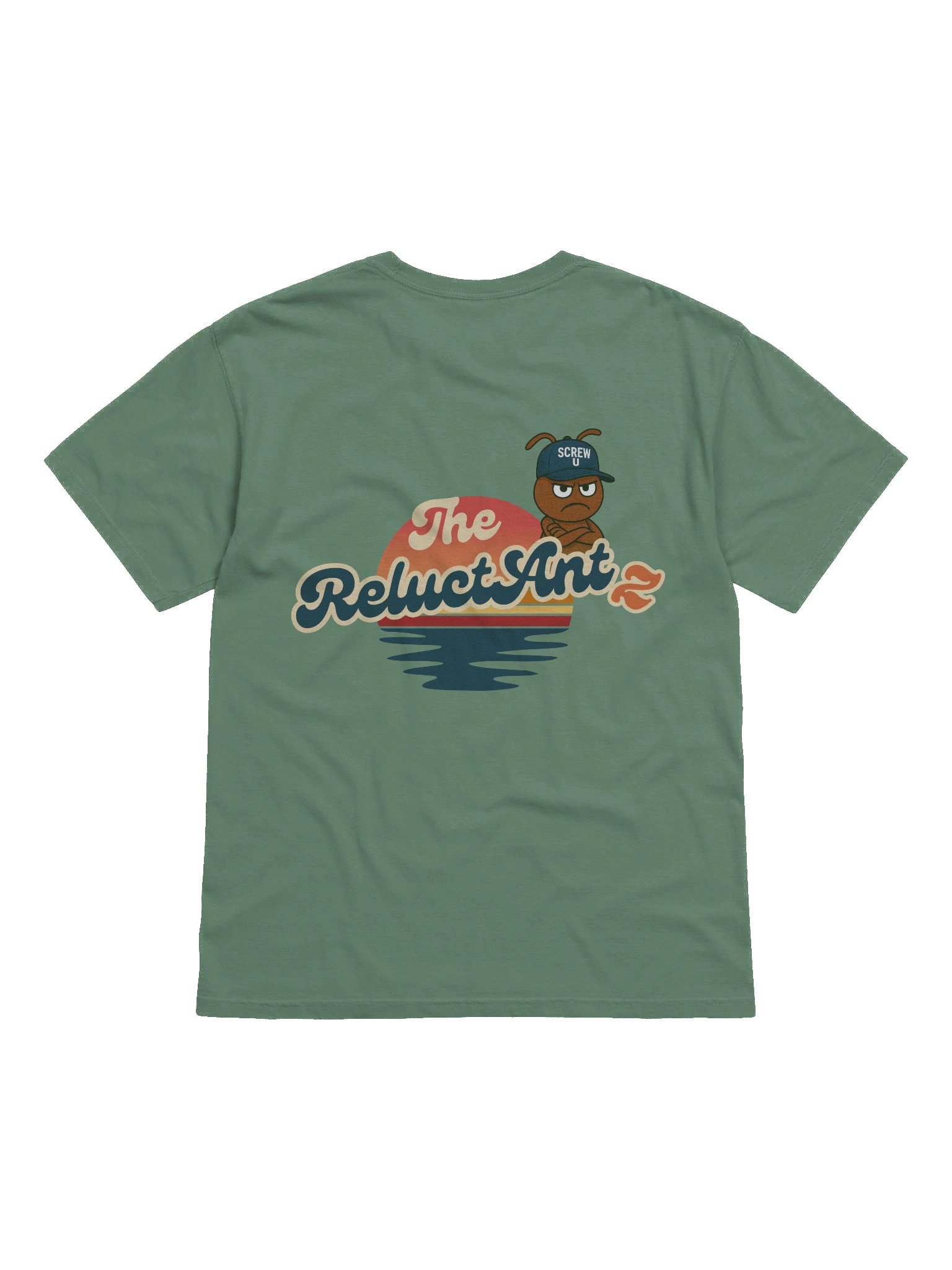 Screw U T-Shirt by The ReluctAntz – Light Green product image (2)