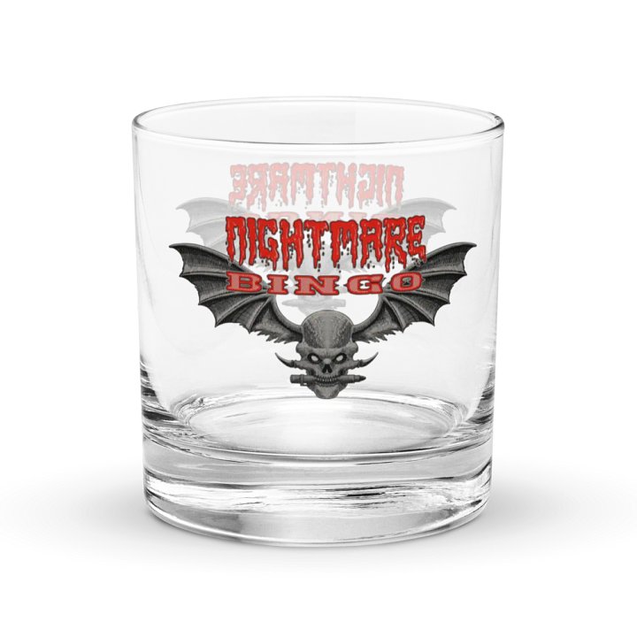 Nightmare Bingo Rocks Glass product image (1)