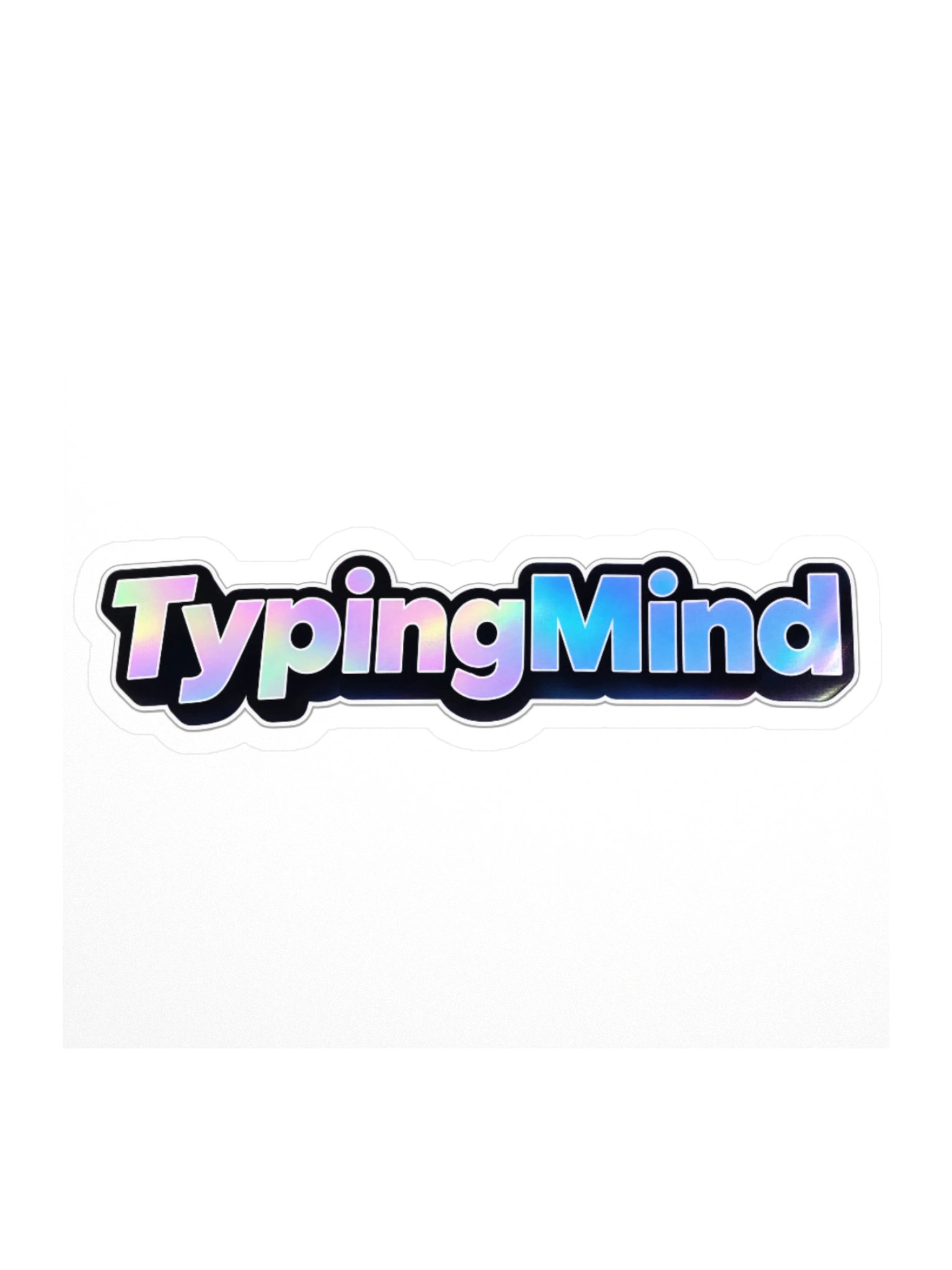 TypingMind Oil-Slick Logo Sticker product image (3)
