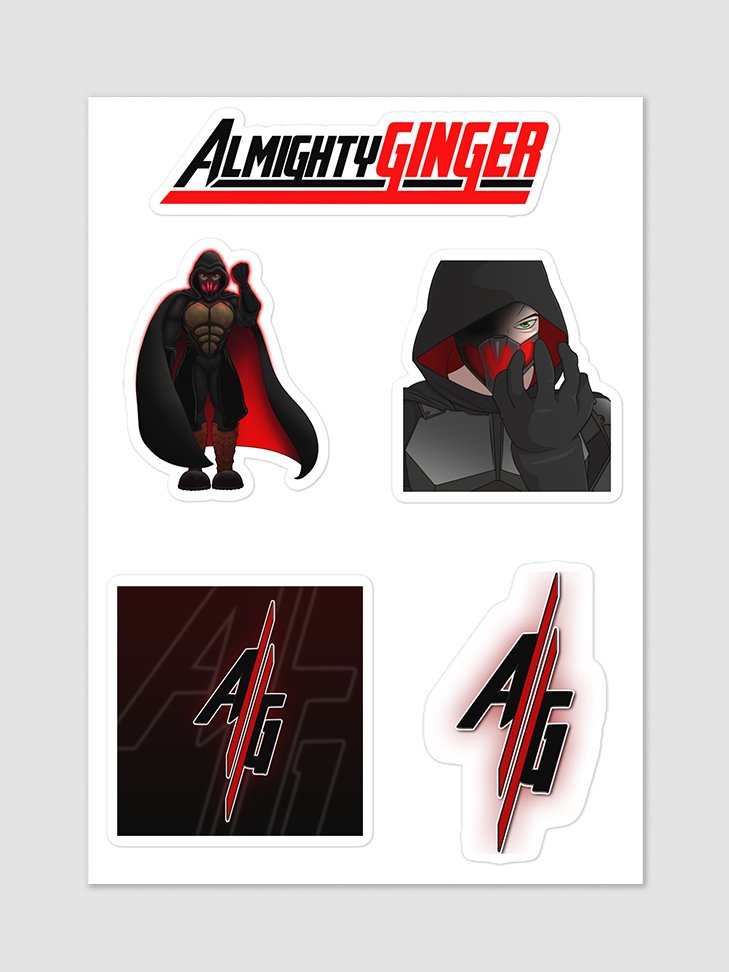 Almighty Ginger Sticker Sheet product image (1)