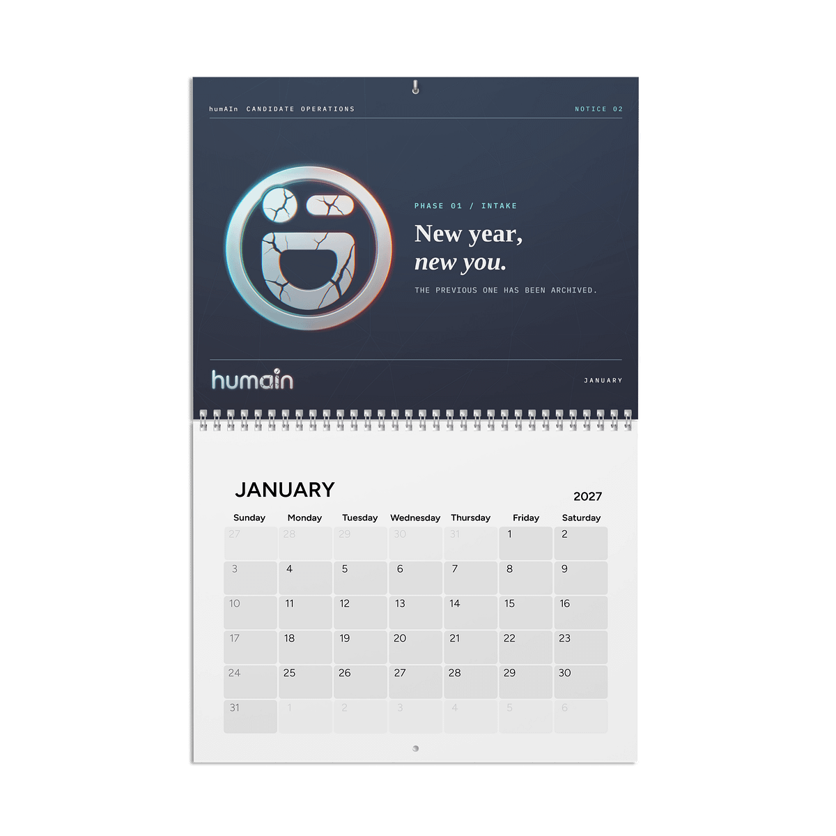 humAIn 2027 Trial Calendar