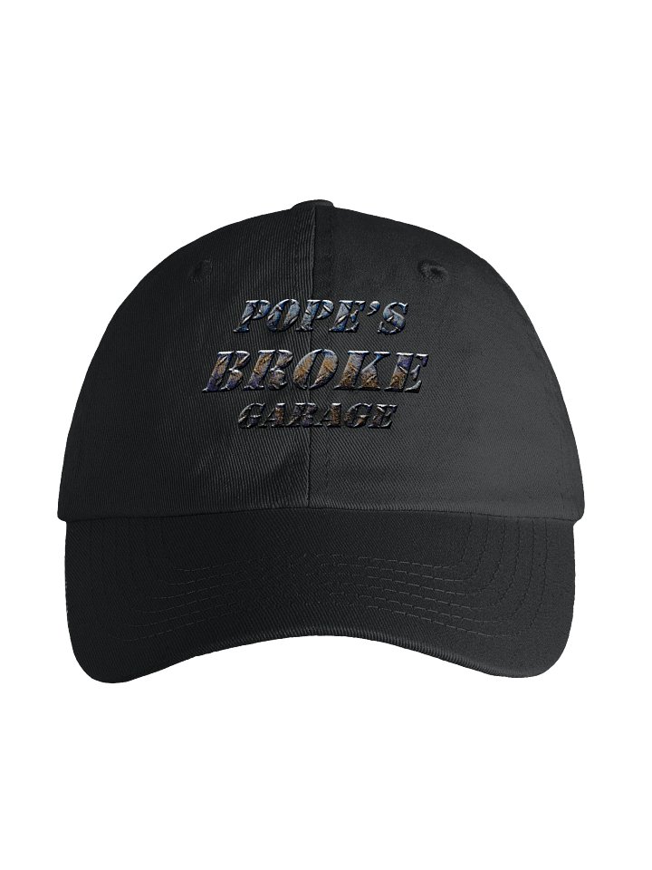 Pope’s Broke Garage Speckled Text Youth Dad Hat product image (1)
