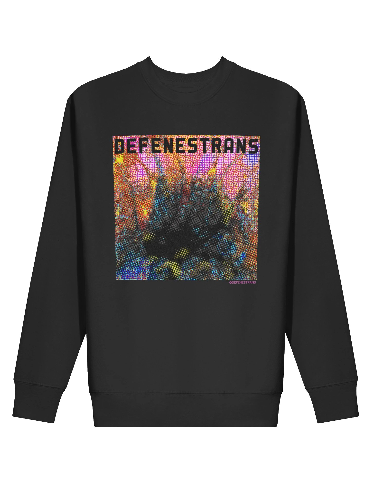 Defenestrans "glow" logo sweatshirt product image (6)