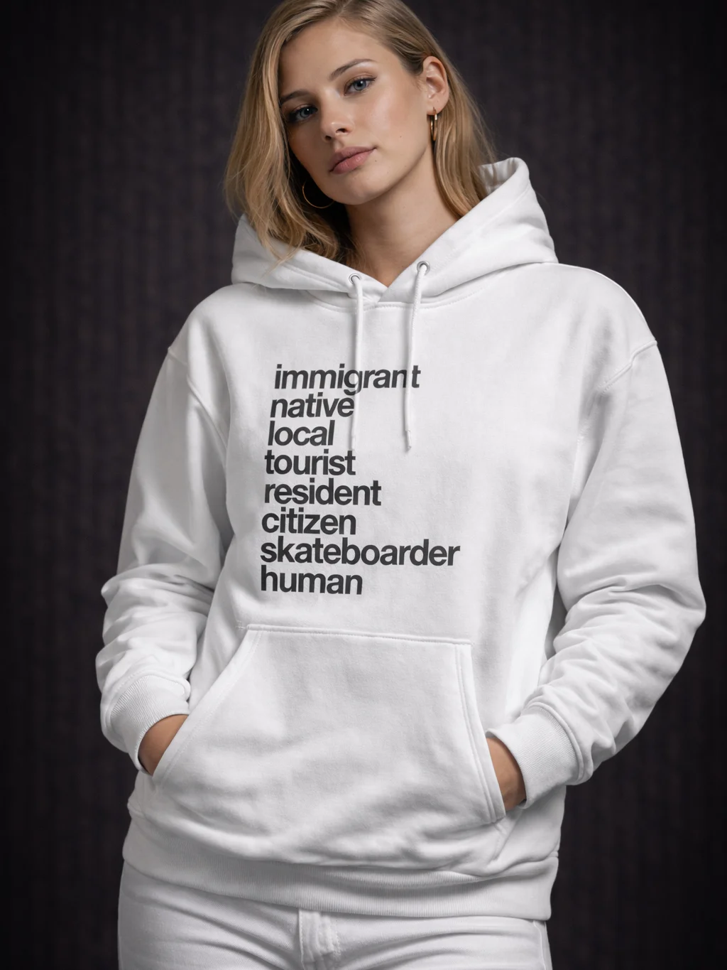 Human Beings - White Hoodie product image (2)