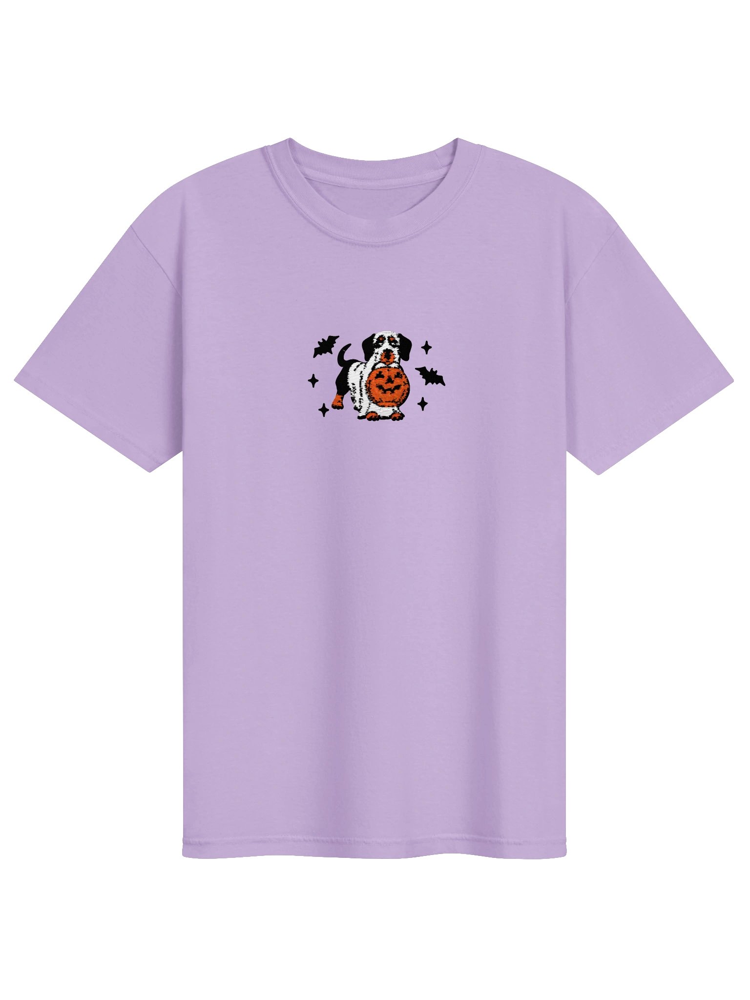 Halloween Dachshund(Black & Tan) Embroidered T-Shirt product image (41)