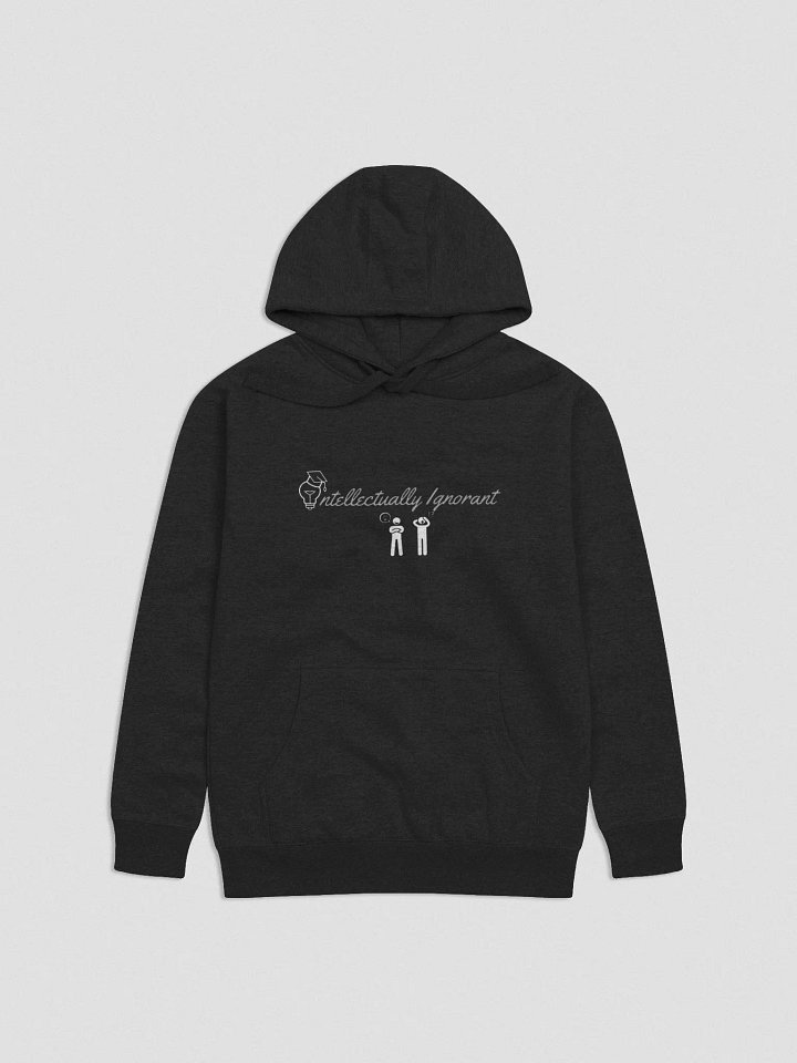 Intellectually Ignorant Grey Scale Cottage heritage Unisex Premium Hoodie product image (28)